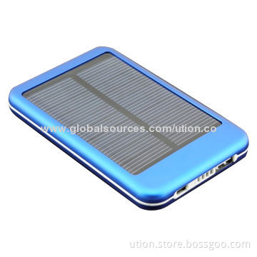 5,000mAh Sun Power Bank for iPhone/iPad/Samsung, Free Samples and Logos